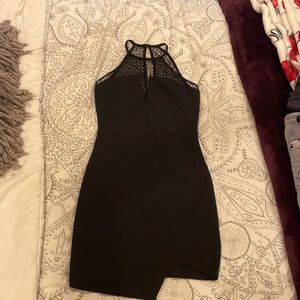 River island black dress. Lace detail